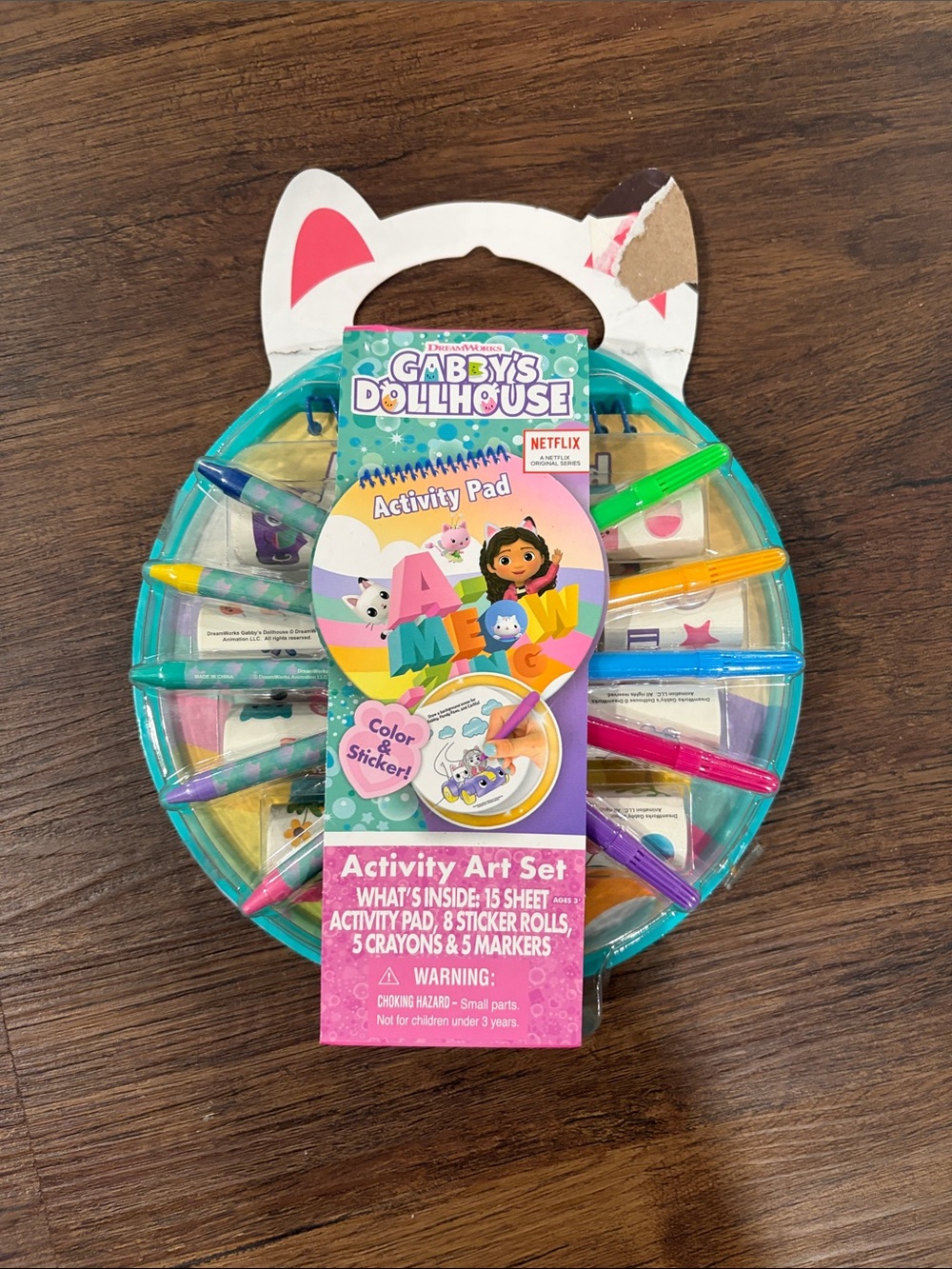 Kids Activity Art Set - Teal Pink